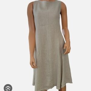 Elegant Gray Midi Dress